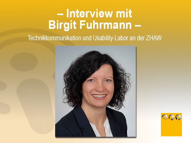 FW #017 Technikkommunikation Und Usability-Labor An Der ZHAW – Interview Mit Birgit Fuhrmann