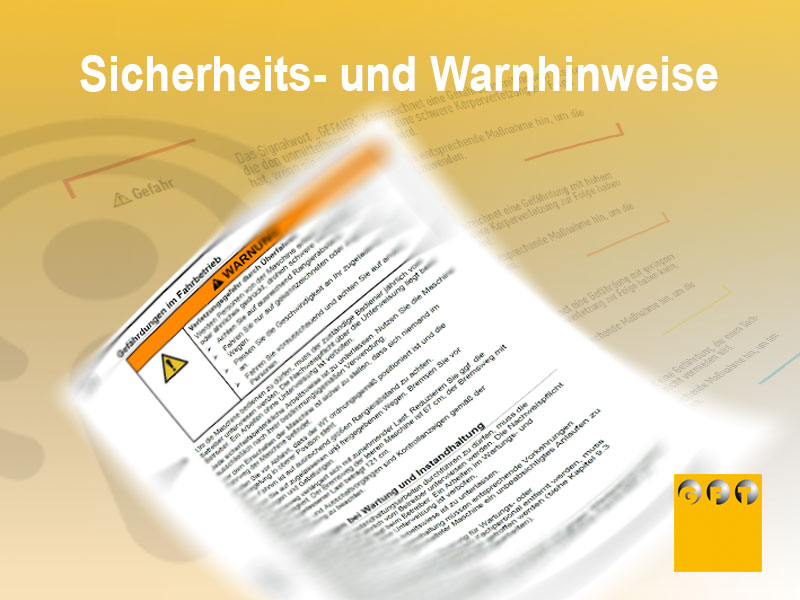 Sicherheits- und Warnhinweise richtig umsetzen